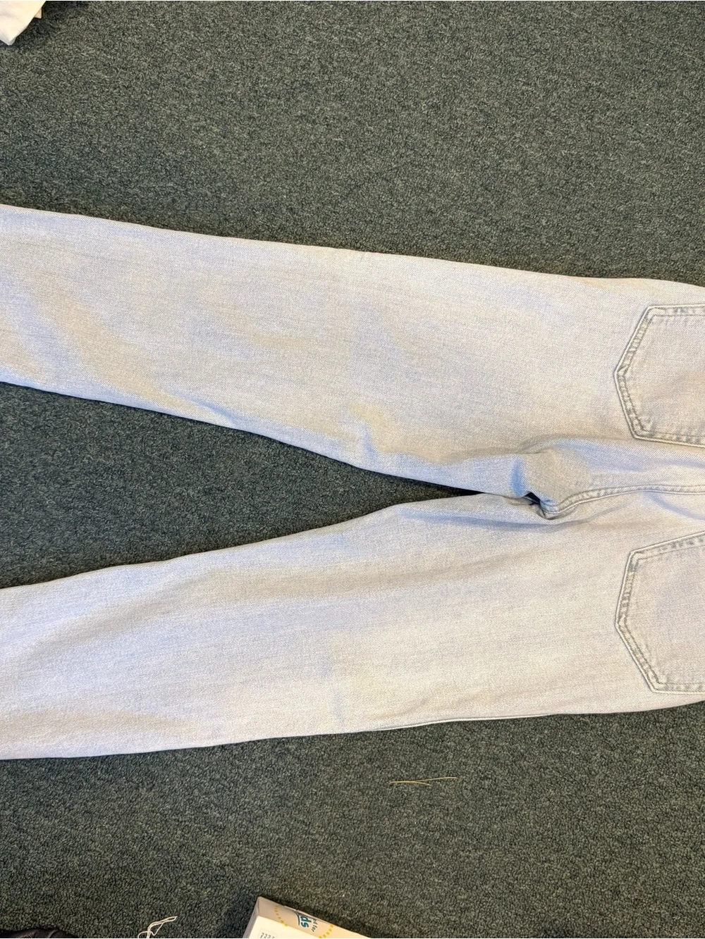 Re/Done Light Blue Distressed Men’s Jeans